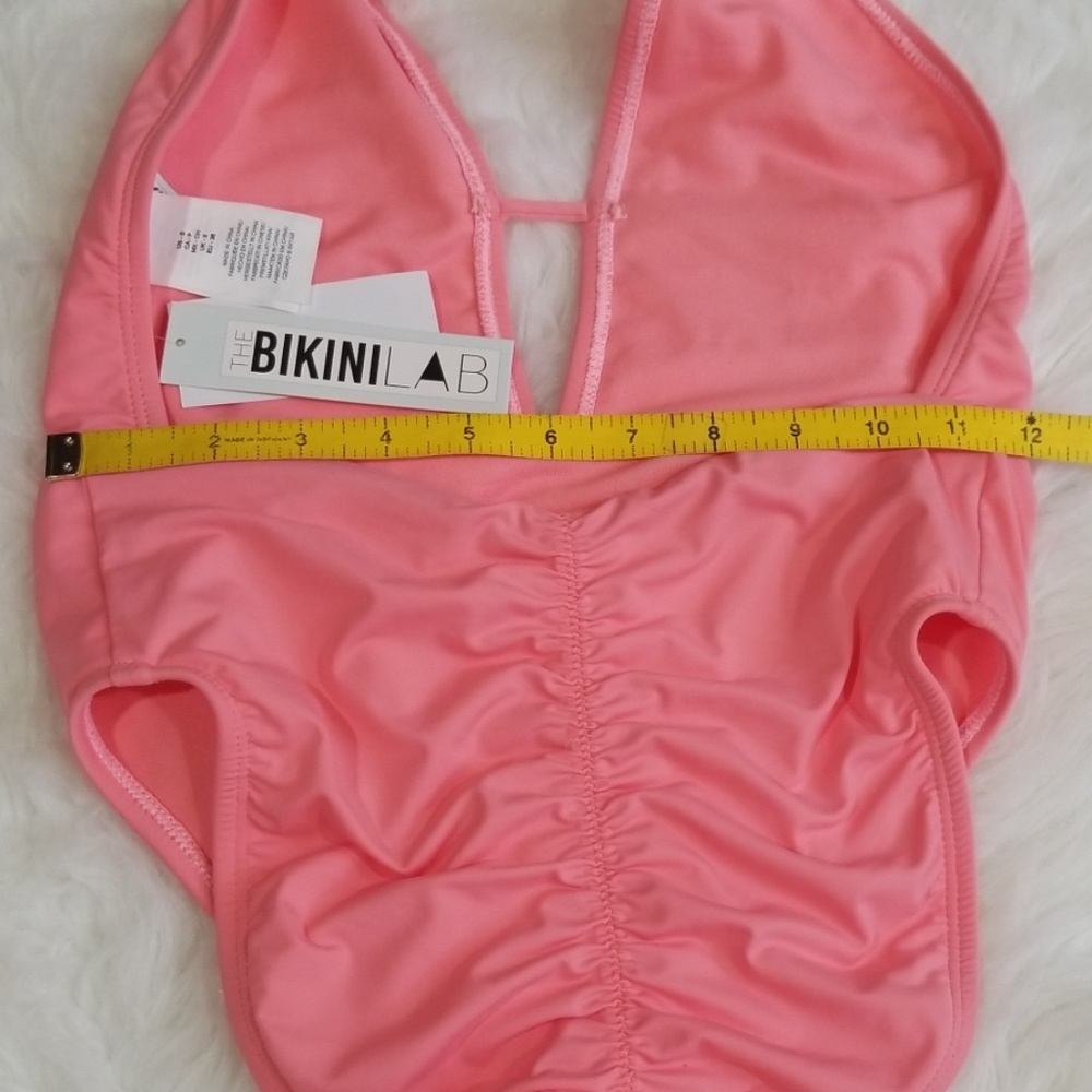 The Bikini Lab pink one piece bathing suit.  S - Picture 8 of 8